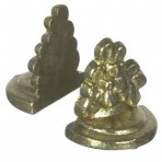 Gold coloured Book Ends (BE03)