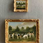 Two Couples of Hounds in a Park Landscape with two Terriers (G137)