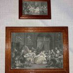 Engraving of Marriage A-la-Mode 4, The Toilette (G155a)
